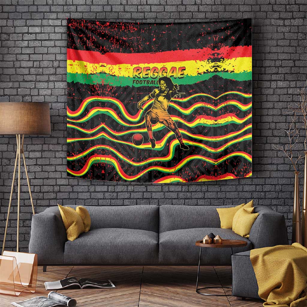 Reggae Legend Bob Football Tapestry Grunge Style