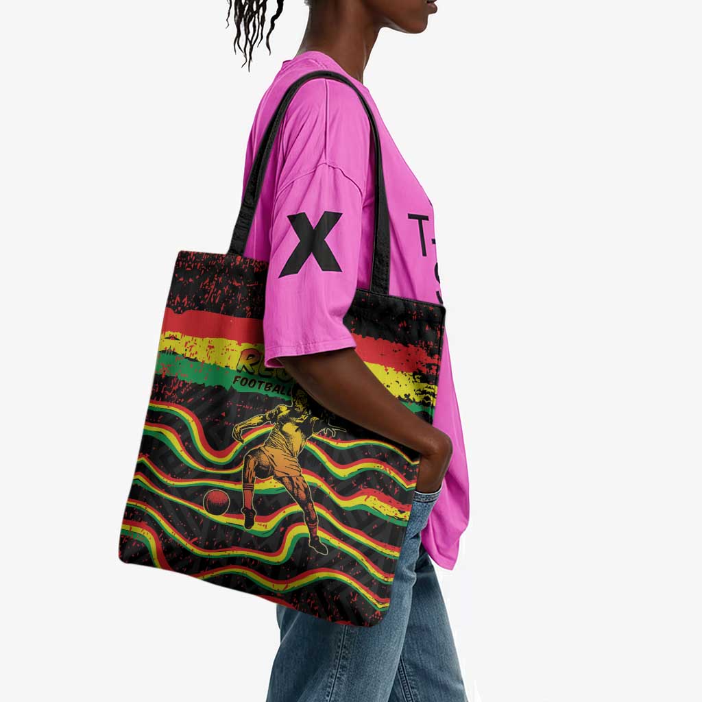Reggae Legend Bob Football Tote Bag Grunge Style