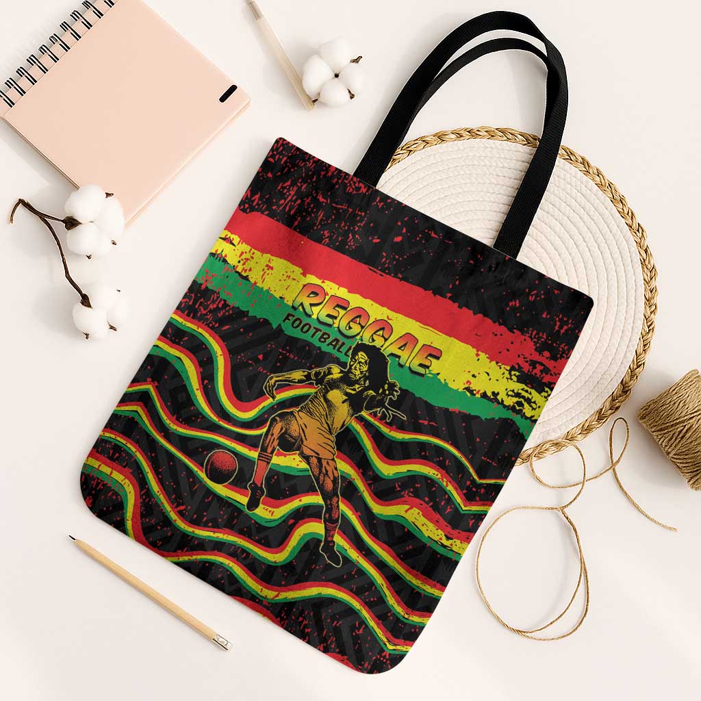 Reggae Legend Bob Football Tote Bag Grunge Style