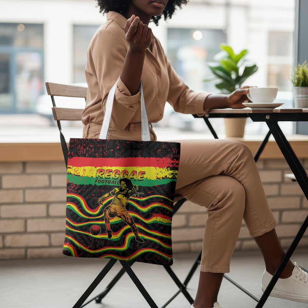 Reggae Legend Bob Football Tote Bag Grunge Style
