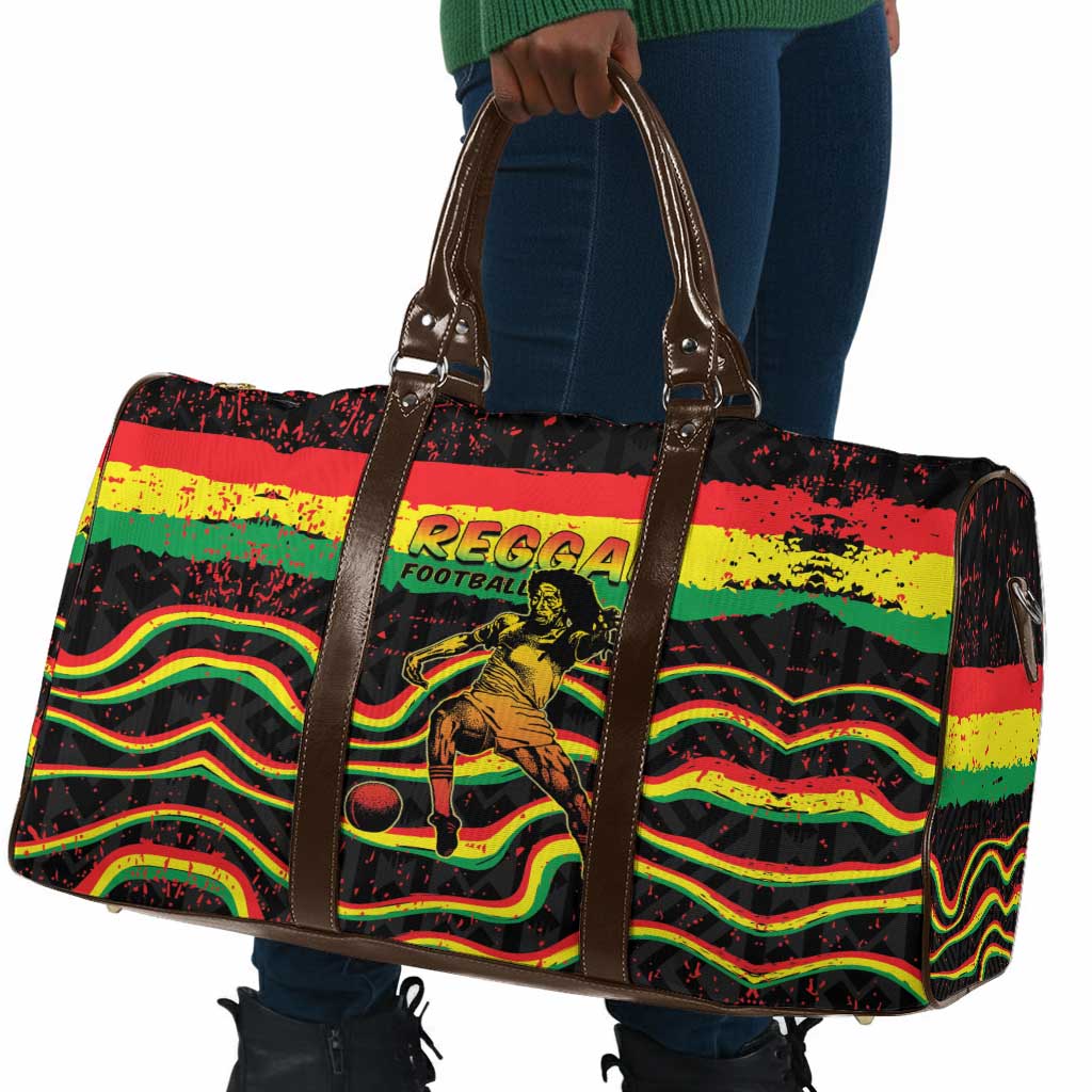 Reggae Legend Bob Football Travel Bag Grunge Style