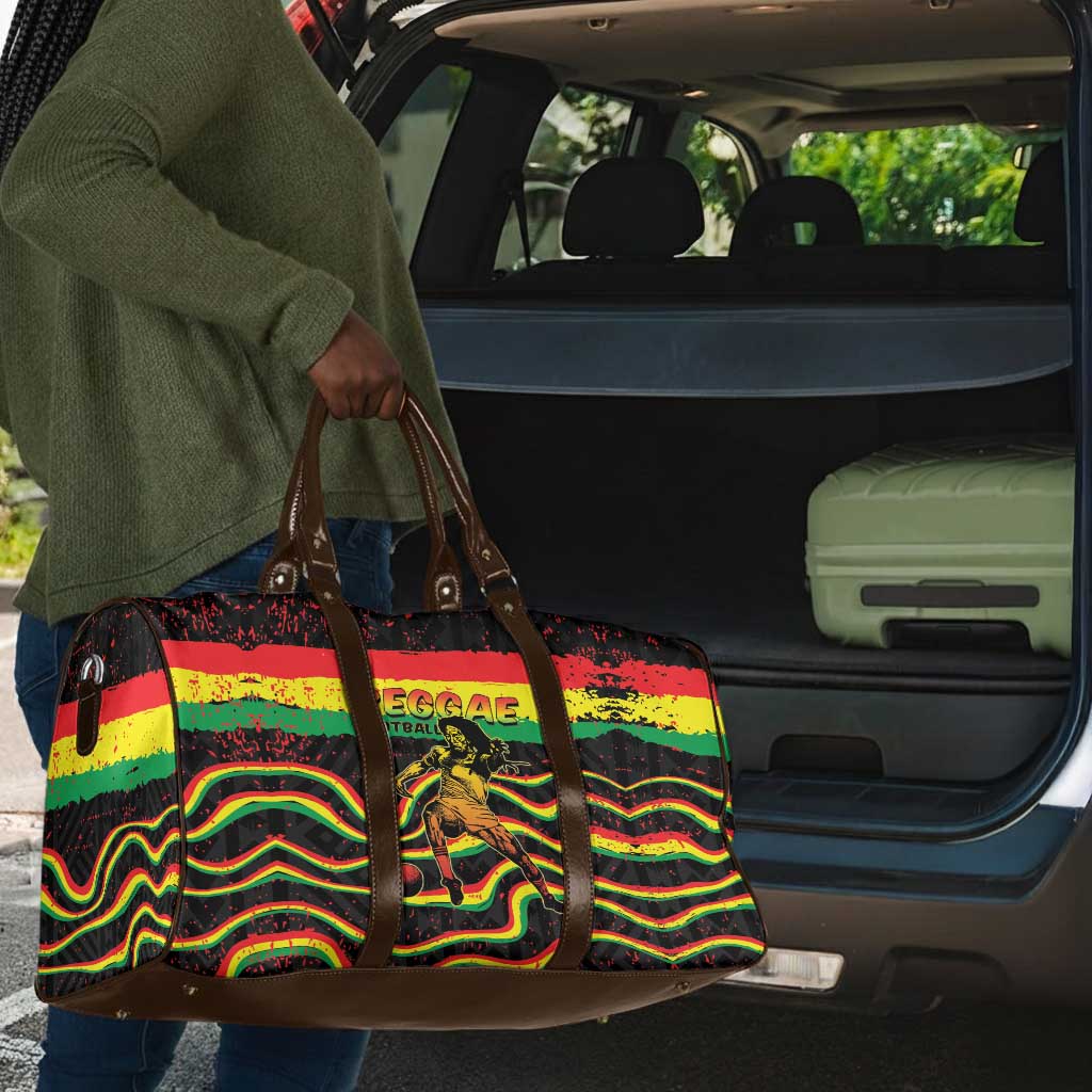 Reggae Legend Bob Football Travel Bag Grunge Style