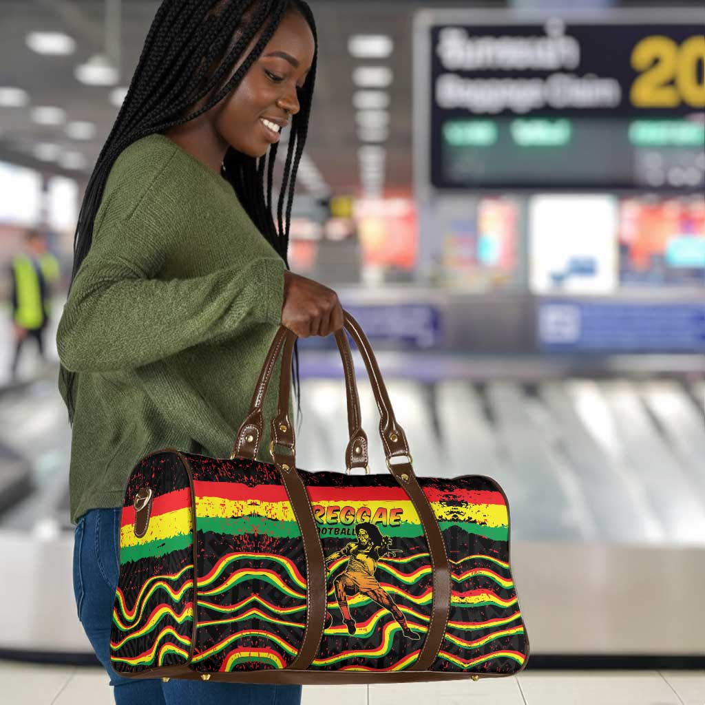 Reggae Legend Bob Football Travel Bag Grunge Style
