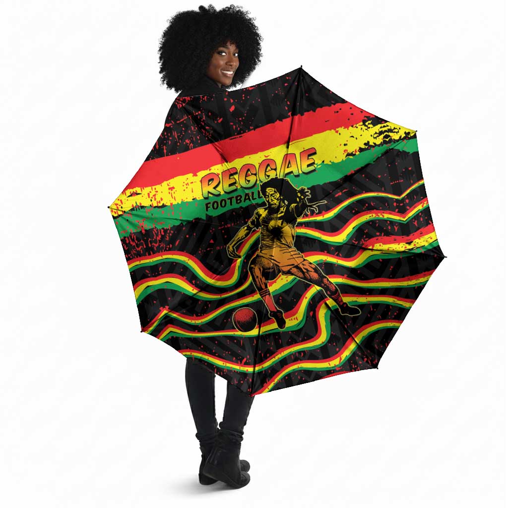Reggae Legend Bob Football Umbrella Grunge Style