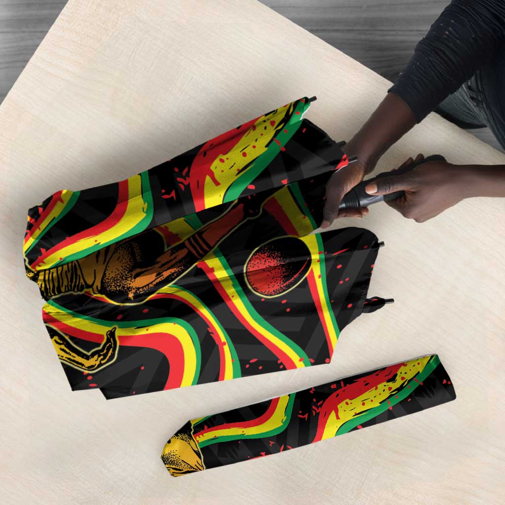 Reggae Legend Bob Football Umbrella Grunge Style