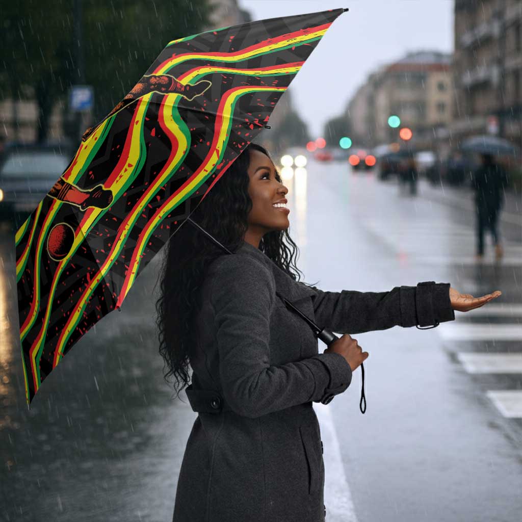 Reggae Legend Bob Football Umbrella Grunge Style