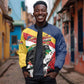Personalized Happy Seychelles Independence Day Bomber Jacket Black Parrot Coat Of Arms