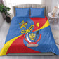 Congo-Kinshasa Independence Day Bedding Set Coat Of Arms - African Pattern