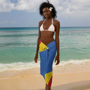 Congo-Kinshasa Independence Day Sarong Coat Of Arms - African Pattern