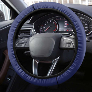 Tristan da Cunha Steering Wheel Cover Coat Of Arms Tropical Flowers