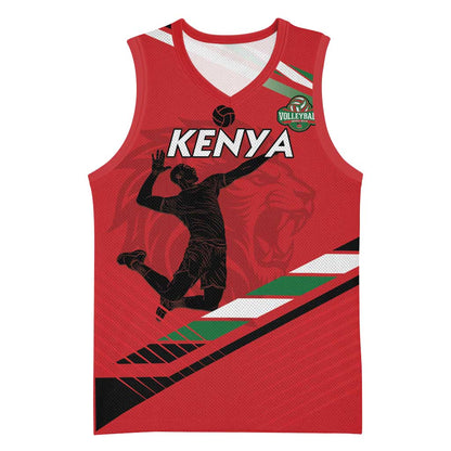Custom Kenya Volleyball Basketball Jersey Go Champions LT15