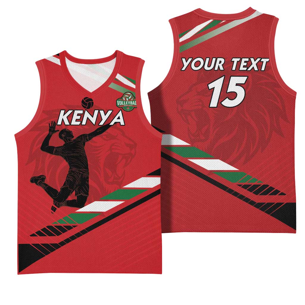 Custom Kenya Volleyball Basketball Jersey Go Champions LT15