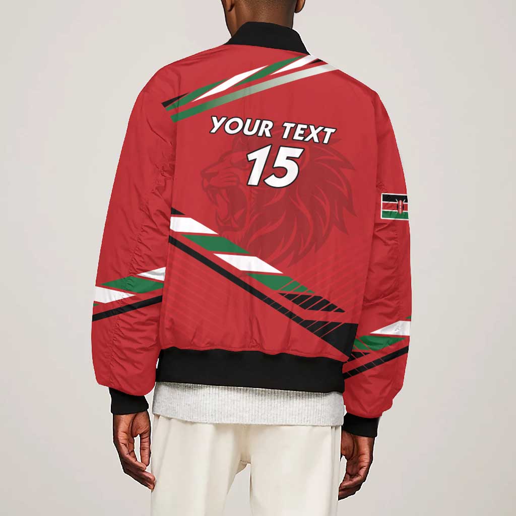 Custom Kenya Volleyball Bomber Jacket Go Champions
