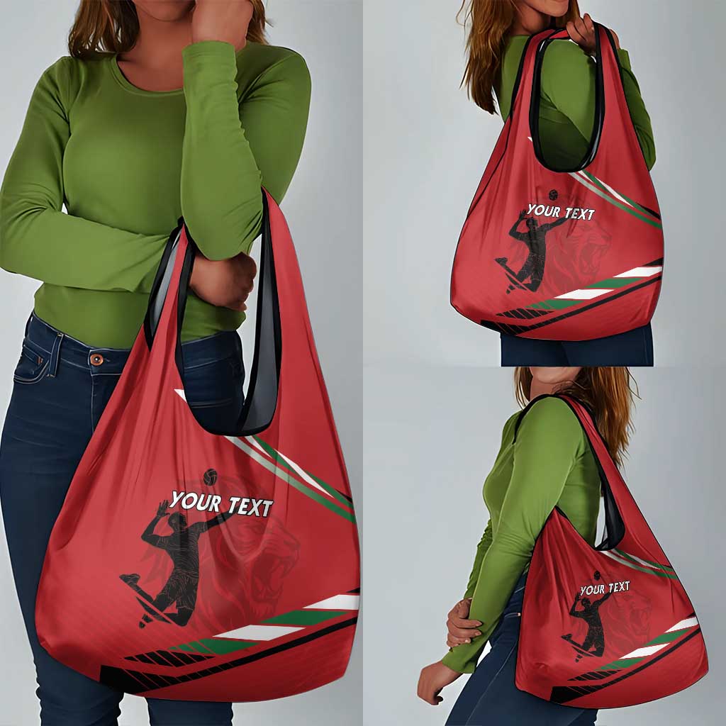 Custom Kenya Volleyball Grocery Bag Go Champions