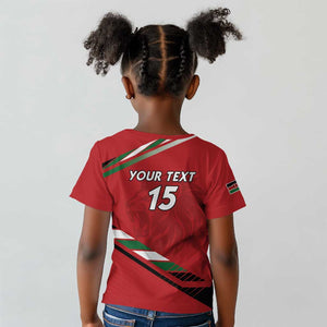 Custom Kenya Volleyball Kid T shirt Go Champions