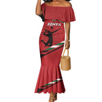 Custom Kenya Volleyball Mermaid Dress Go Champions