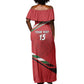Custom Kenya Volleyball Off Shoulder Maxi Dress Go Champions