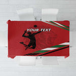 Custom Kenya Volleyball Tablecloth Go Champions