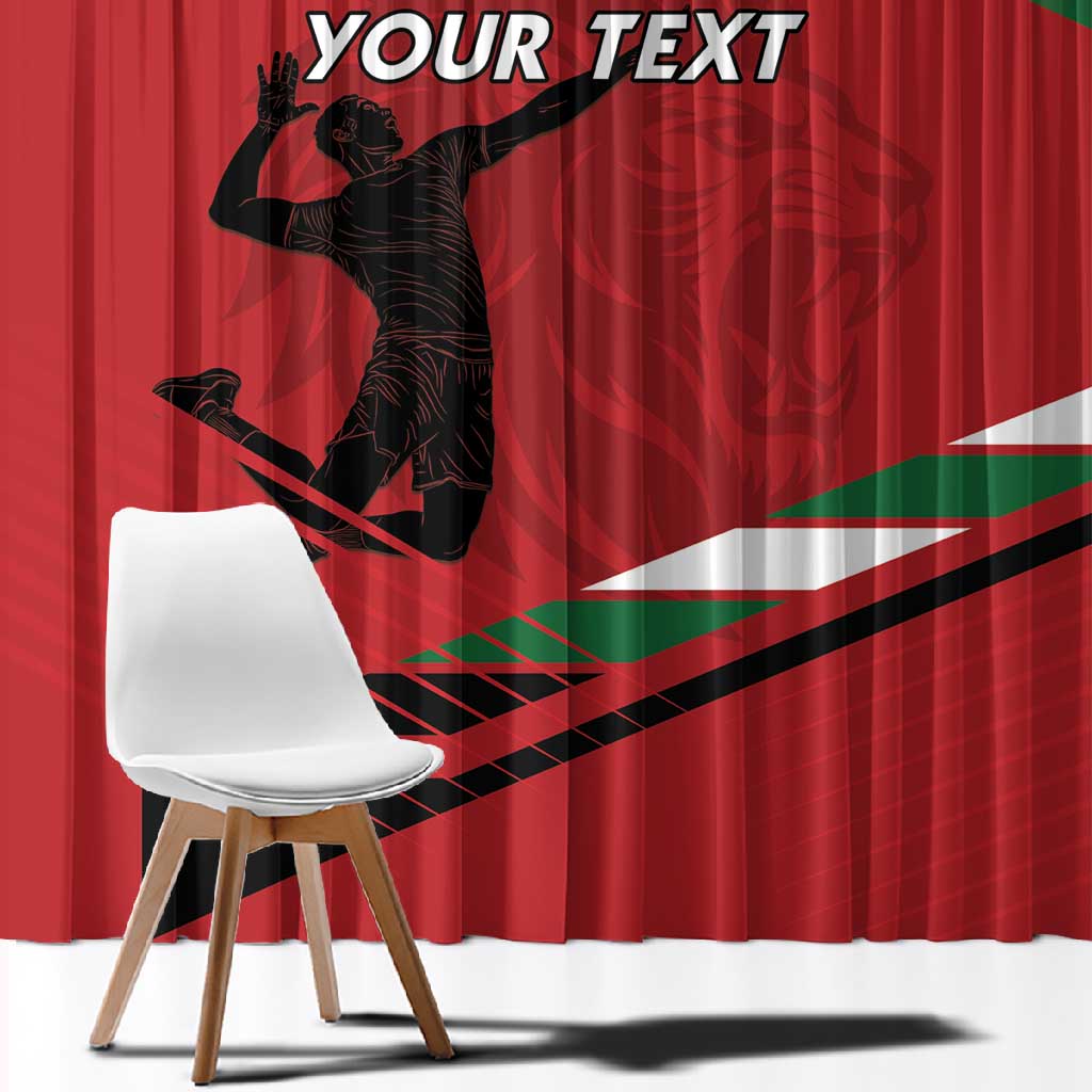 Custom Kenya Volleyball Window Curtain Go Champions