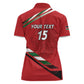 Custom Kenya Volleyball Women Polo Shirt Go Champions
