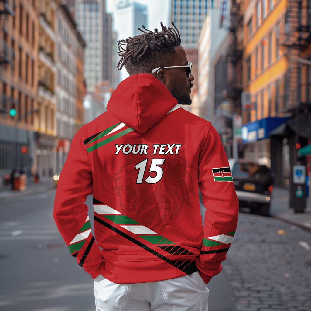 Custom Kenya Volleyball Zip Hoodie Go Champions