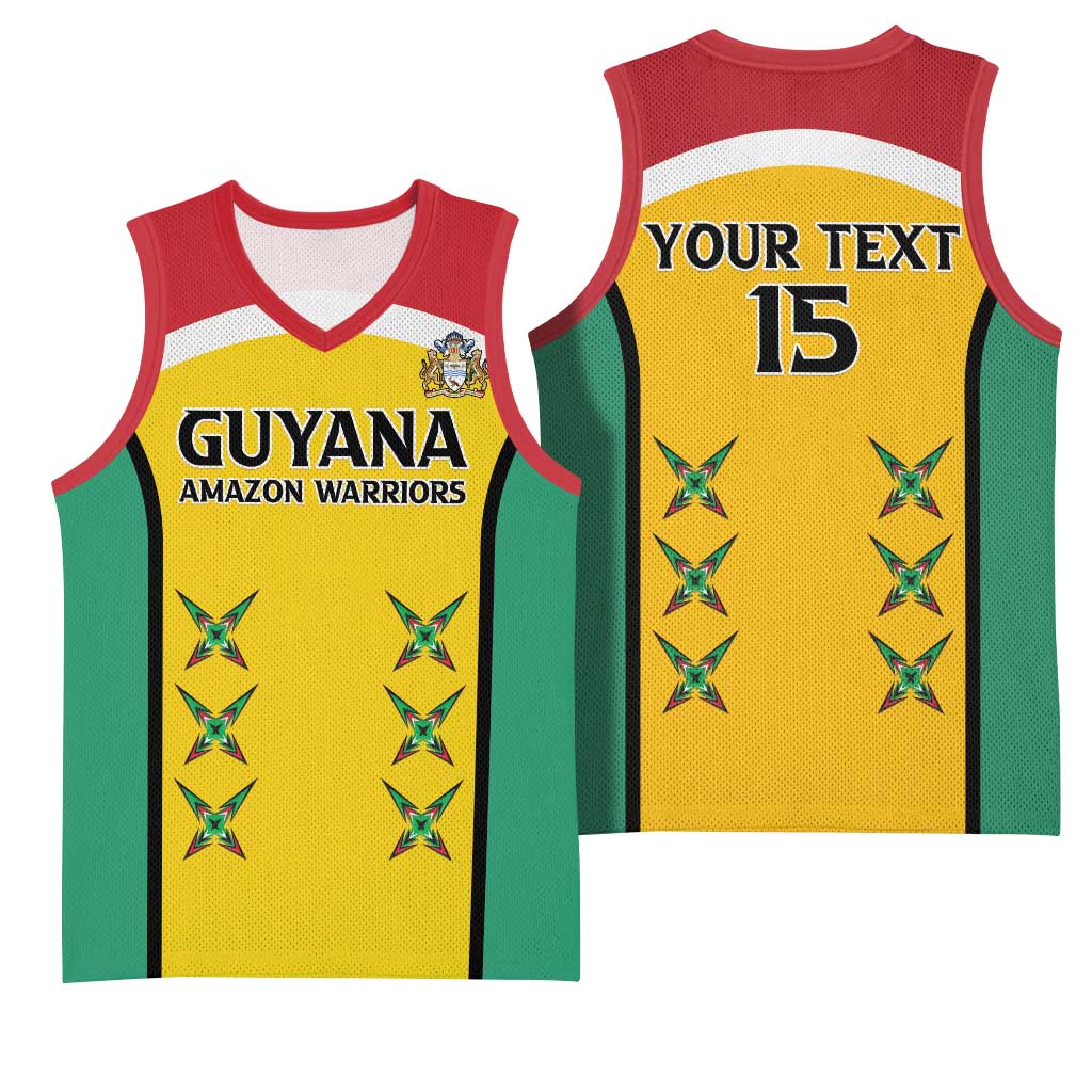 Guyana Cricket Basketball Jersey Go Amazon Warriors Go LT15