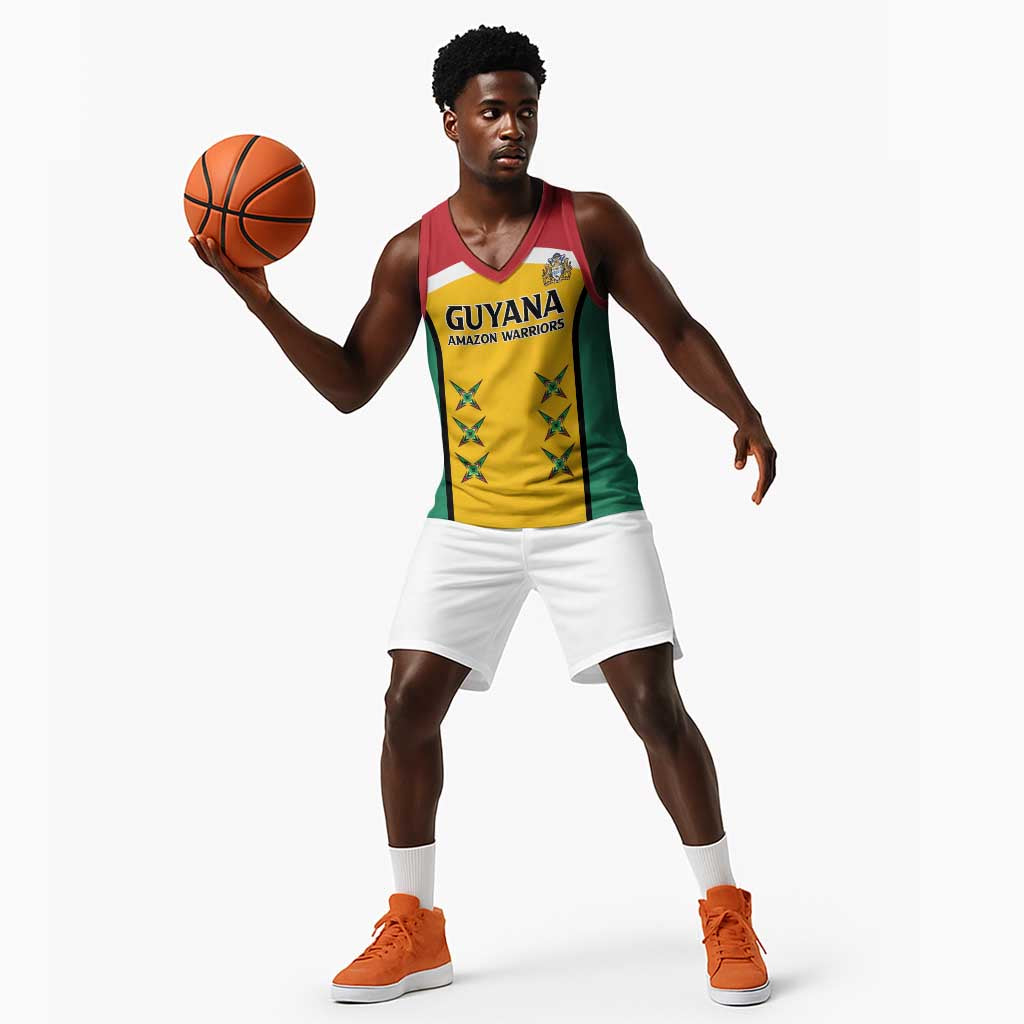 Guyana Cricket Basketball Jersey Go Amazon Warriors Go LT15