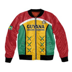 Guyana Cricket Custom Bomber Jacket Go Amazon Warriors Go - African Pride