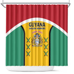 Guyana Cricket Custom Shower Curtain Go Amazon Warriors Go - African Pride