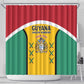Guyana Cricket Custom Shower Curtain Go Amazon Warriors Go - African Pride