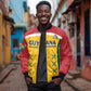 Guyana Cricket Custom Sleeve Zip Bomber Jacket Go Amazon Warriors Go - African Pride