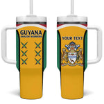 Guyana Cricket Custom Tumbler With Handle Go Amazon Warriors Go - African Pride