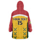 Guyana Cricket Custom Wearable Blanket Hoodie Go Amazon Warriors Go - African Pride