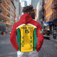 Guyana Cricket Custom Zip Hoodie Go Amazon Warriors Go - African Pride