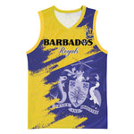 Barbados Royals Cricket Basketball Jersey Coat Of Arms Flag Style LT15