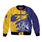 Barbados Royals Cricket Custom Bomber Jacket Coat Of Arms Flag Style - African Pride