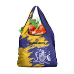 Barbados Royals Cricket Custom Grocery Bag Coat Of Arms Flag Style - African Pride