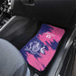 Barbados Royals Cricket Custom Car Mats Coat Of Arms Pink - Blue Color - African Pride
