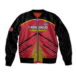 Trinidad and Tobago Cricket Custom Bomber Jacket Trinbago Strong - African Pride