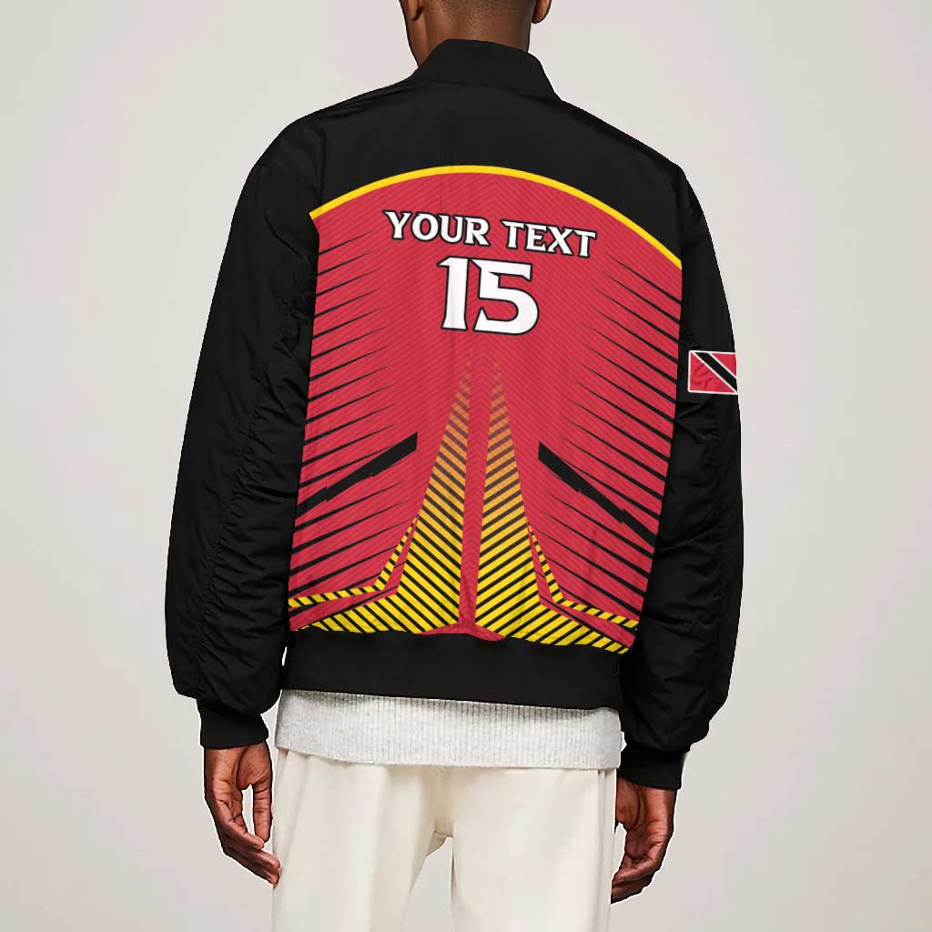 Trinidad and Tobago Cricket Custom Bomber Jacket Trinbago Strong - African Pride