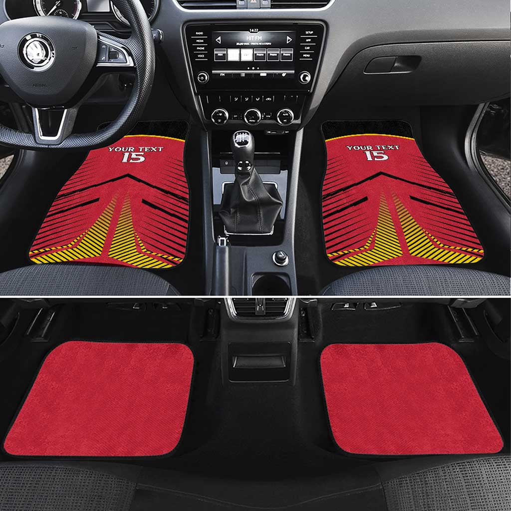 Trinidad and Tobago Cricket Custom Car Mats Trinbago Strong - African Pride