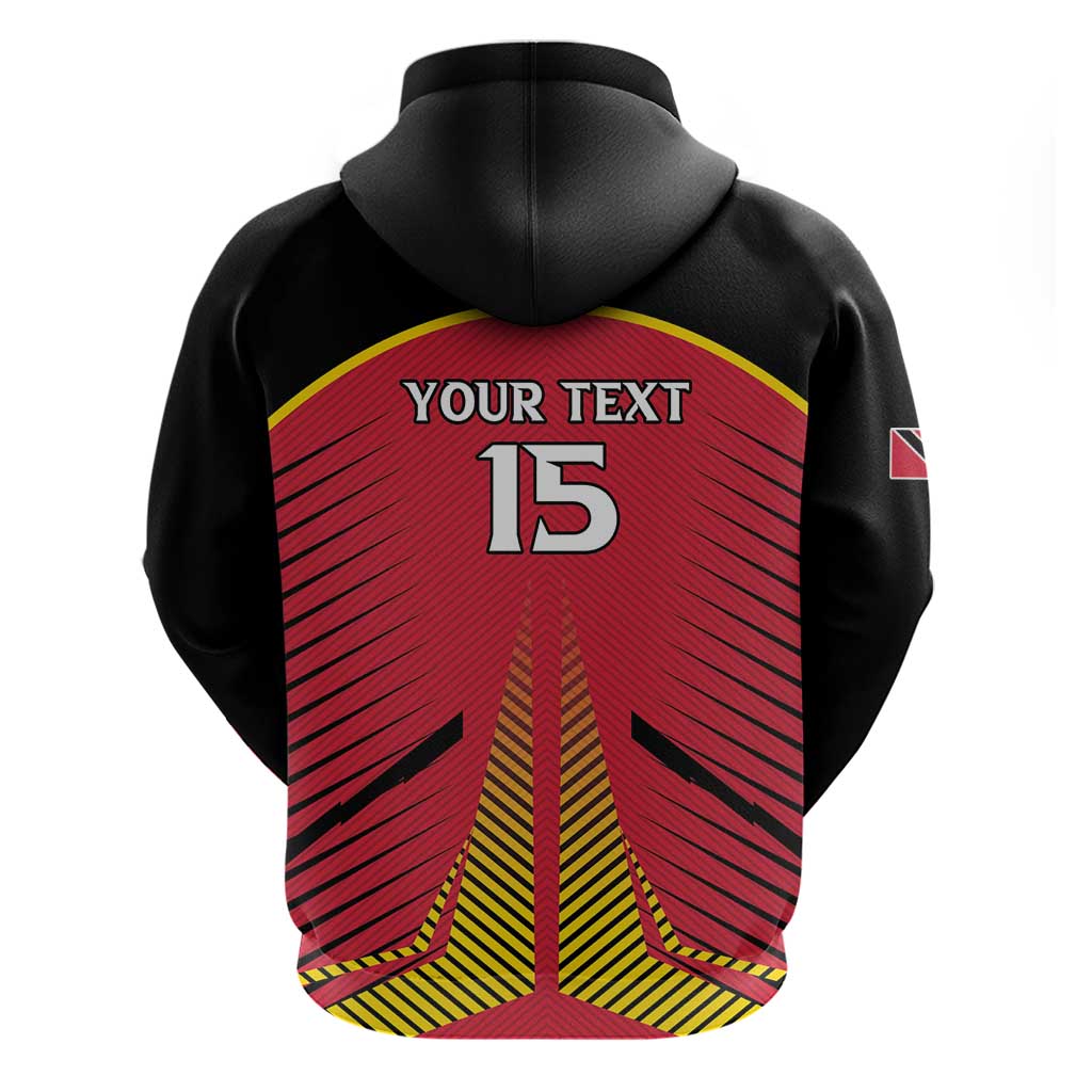 Trinidad and Tobago Cricket Custom Hoodie Trinbago Strong - African Pride