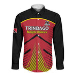 Trinidad and Tobago Cricket Custom Long Sleeve Button Shirt Trinbago Strong - African Pride
