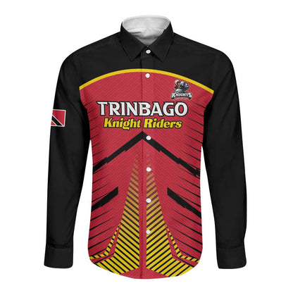 Trinidad and Tobago Cricket Custom Long Sleeve Button Shirt Trinbago Strong - African Pride