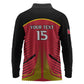 Trinidad and Tobago Cricket Custom Long Sleeve Polo Shirt Trinbago Strong - African Pride