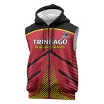 Trinidad and Tobago Cricket Sleeveless Zip Hoodie Trinbago Strong - African Pride
