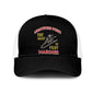 Montford Point Marines Baseball Net Cap The Right To Fight - Black - African Pride