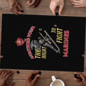 Montford Point Marines Puzzle The Right To Fight - Black