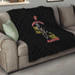 African American Heroes Quilt Montford Point Marines - Black - African Pride