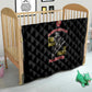 African American Heroes Quilt Montford Point Marines - Black - African Pride